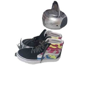 Rainbow camouflage vans new with tags Unisex sk8 hi